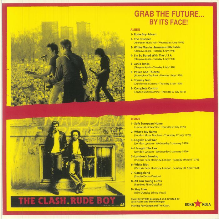 稀少音源！ THE CLASH LP盤レコード RUDE BOY 稀少音源！ THE CLASH LP盤レコード RUDE BOY
