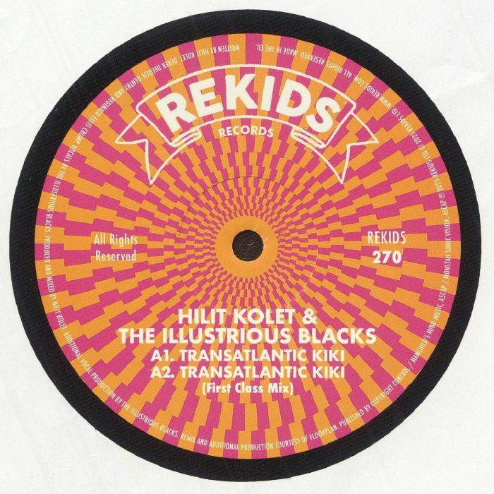Hilit Kolet | The Illustrious Blacks – Transatlantic Kiki vinyl cover