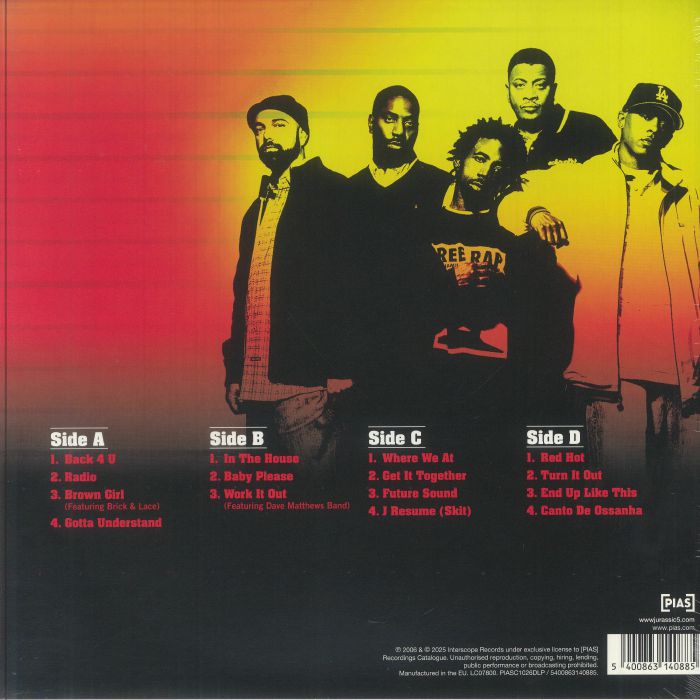 JURASSIC 5 - Feedback (reissue) Vinyl at Juno Records.