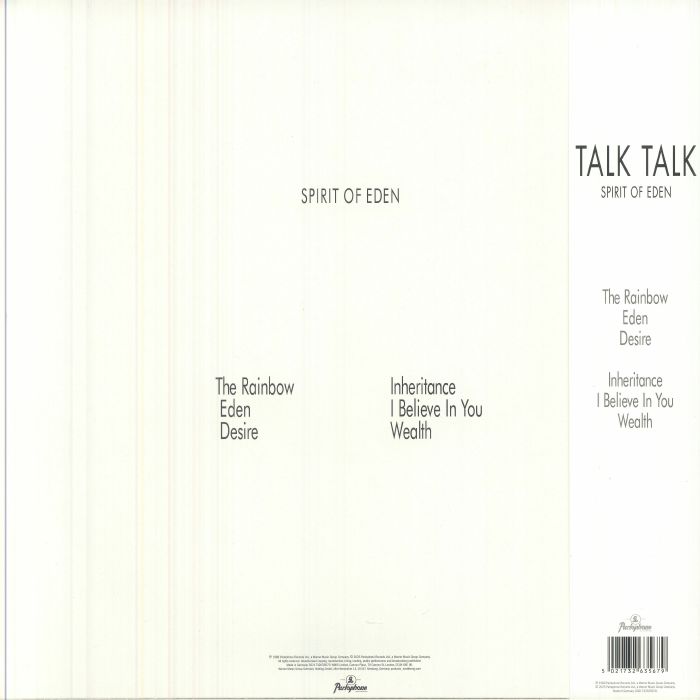 TALK TALK Spirit Of Eden (halfspeed remastered) Vinyl at Juno