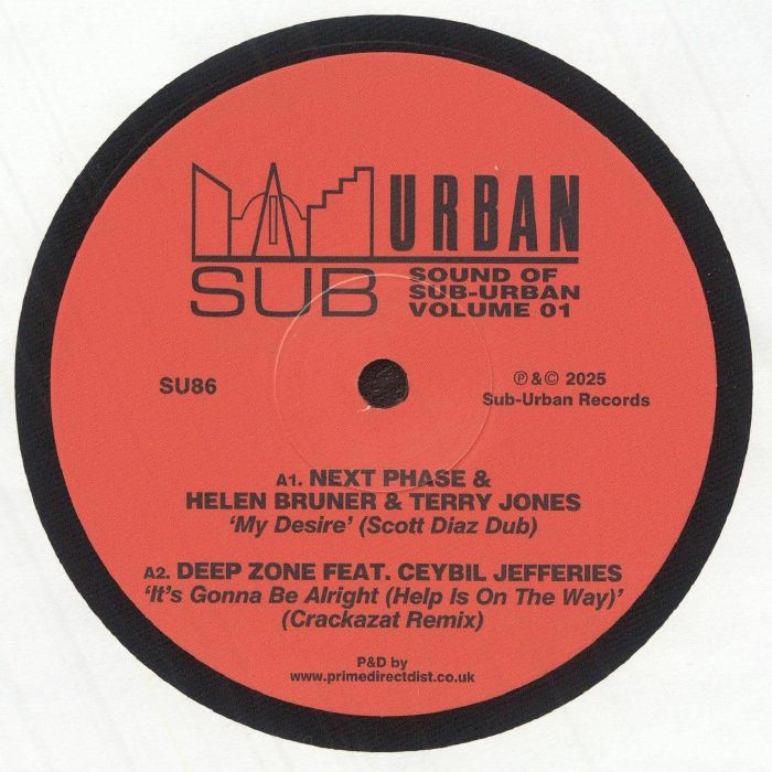 Next Phase | Helen Bruner | Terry Jones | Deep Zone | 10th Street Assembly | Key To Life – The Sound Of Sub Urban Vol 1 vinyl cover
