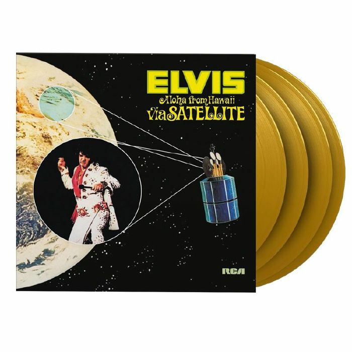 Elvis Presley Aloha from Hawaii UK(英)盤LP Elvis Presley Aloha From Hawaii Via Satellite UK 2-LP vinyl