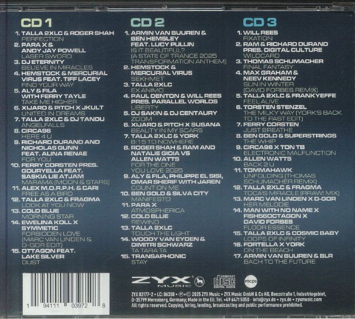 TALLA 2XLC/VARIOUS - Techno Club & Trance Sanctuary presentTrance Forever