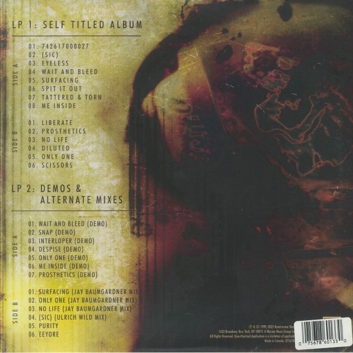 SLIPKNOT - Slipknot (25th Anniversary Edition) レコード at Juno