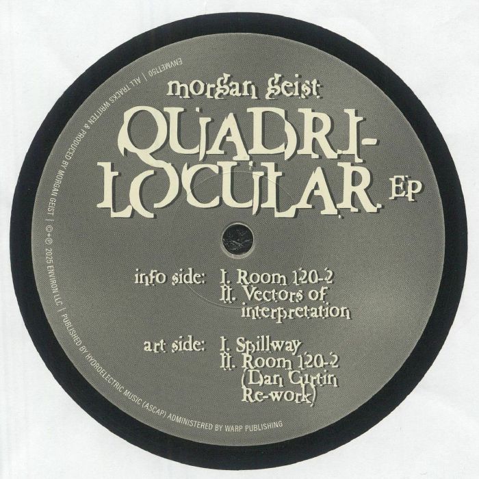 Morgan Geist – Quadrilocular EP vinyl cover