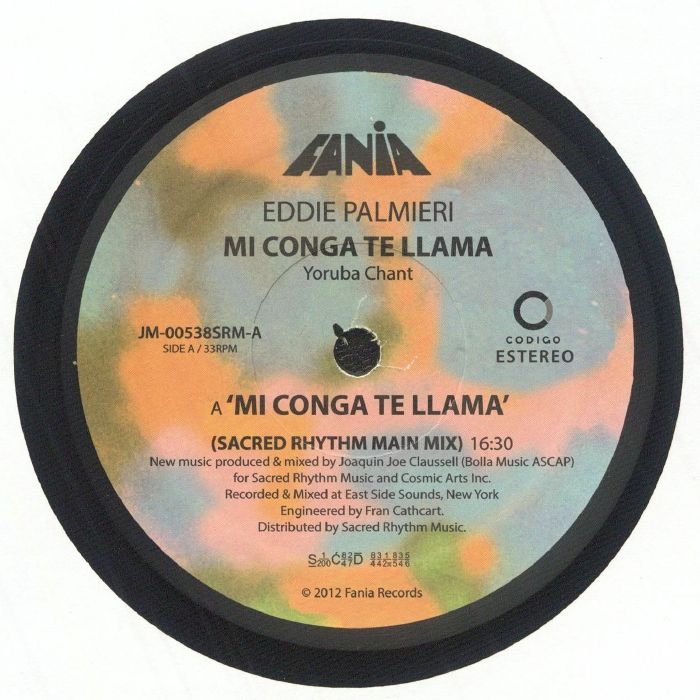 Eddie Palmieri – Mi Conga Te Llama (remixes) vinyl cover