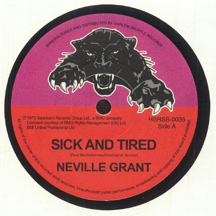 Neville GRANT - Sick & Tired Vinyl at Juno Records.