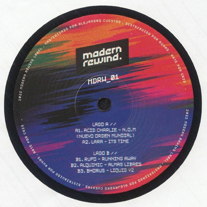 Acid Charlie | Lara | Rufo | Alquimic | Bhorus – MDRW 01 vinyl cover