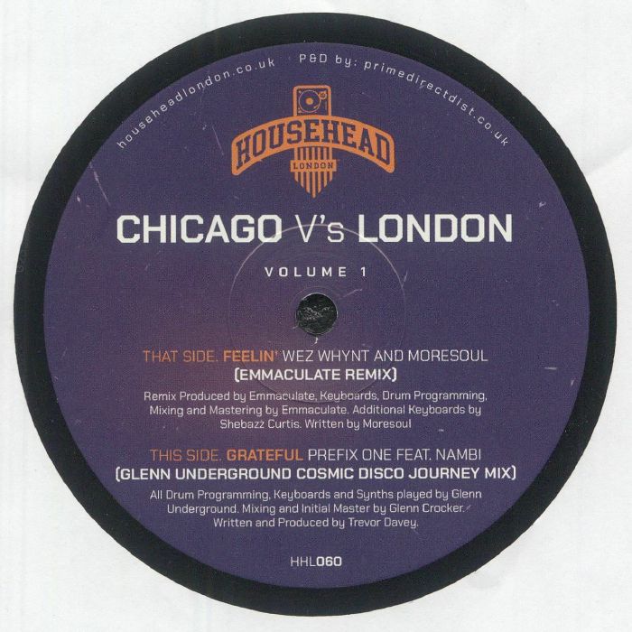 Wez WHYNT/MORESOUL/PREFIX ONE - London vs Chicago Vol 1 Vinyl at