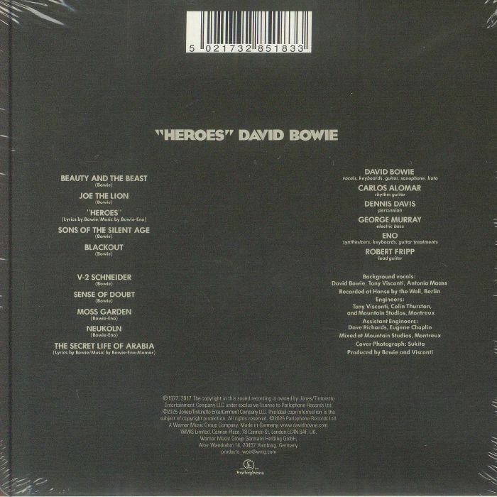 David BOWIE - Heroes (remastered) CD at Juno Records.