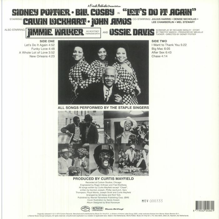 The STAPLE SINGERS/CURTIS MAYFIELD - Let's Do It Again (Soundtrack)