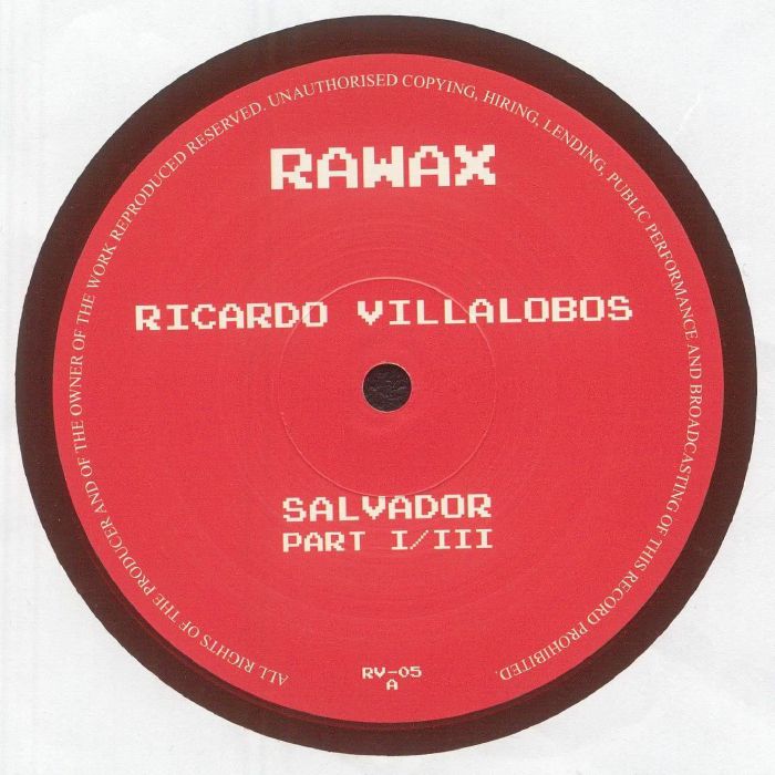 Ricardo Villalobos – Salvador Part I / III vinyl cover