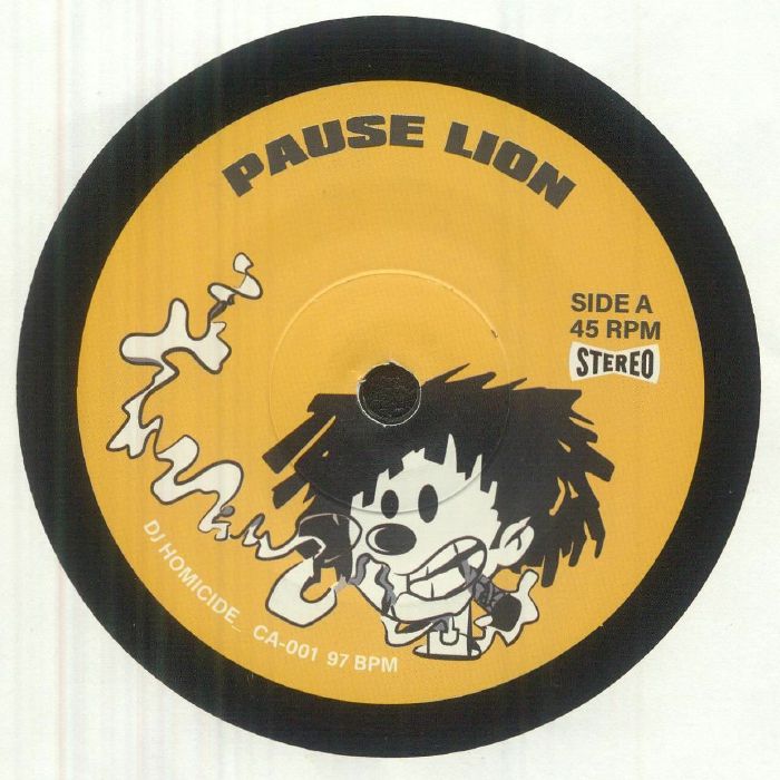 DJ Homicide_ – Pause Lion vinyl cover