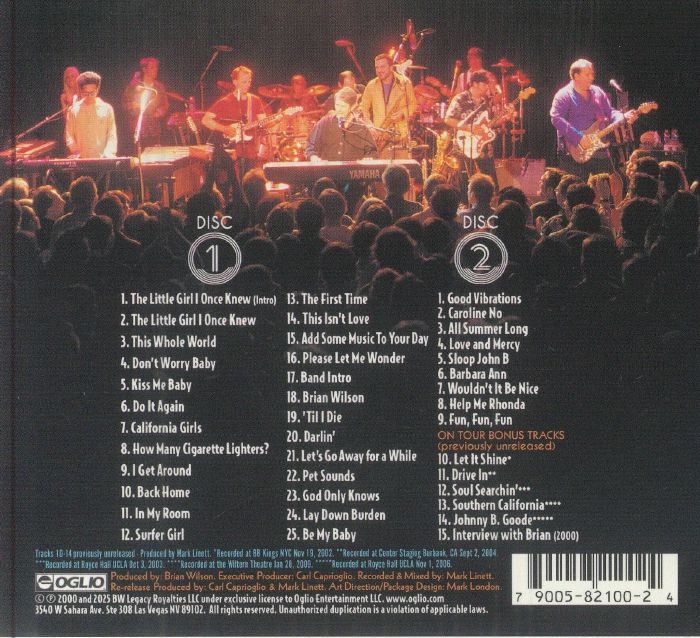 Brian WILSON - Live At The Roxy Theatre CD at Juno Records.