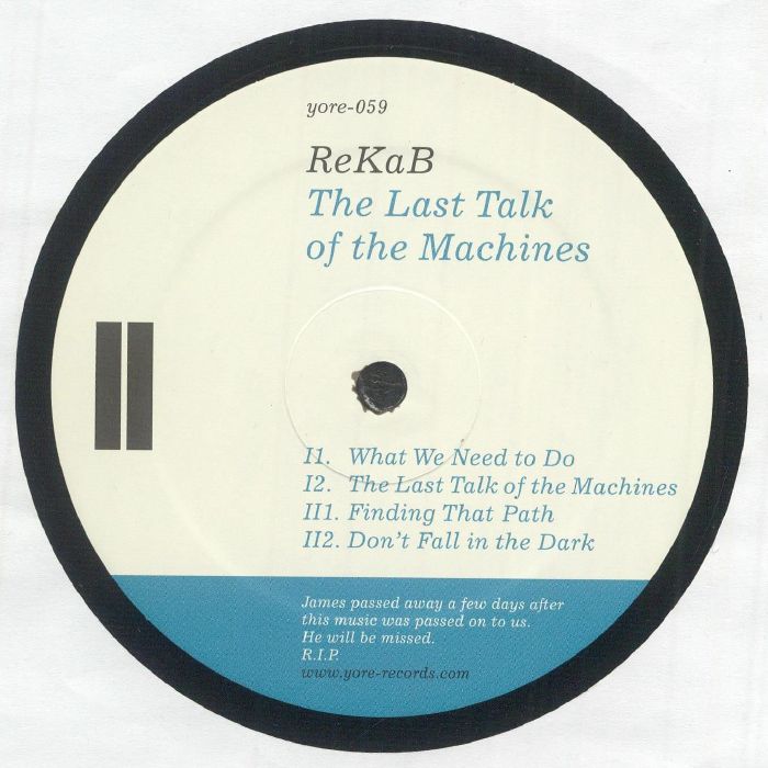 REKAB - The Last Talk Of The Machines Vinyl at Juno Records.