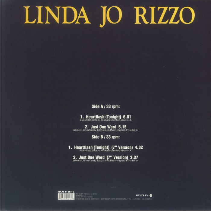 超歓迎 BEAT Heartflash Rizzo Jo Linda 洋楽 BOX YouTube