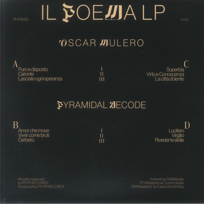Oscar MULERO/PYRAMIDAL DECODE - Il Poema