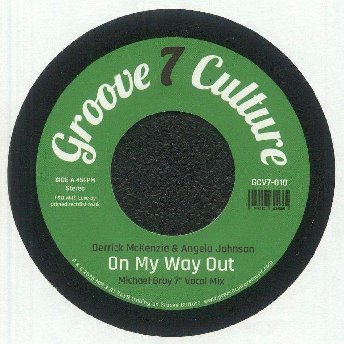 Derrick Mckenzie | Angela Johnson – On My Way Out (Michael Gray mixes) vinyl cover