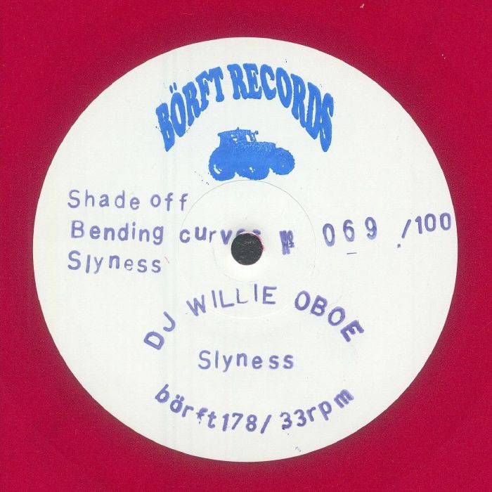 DJ Willie Oboe – Slyness vinyl cover