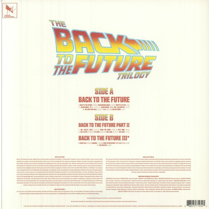 Alan SILVESTRI - The Back To The Future Trilogy (Record Store Day