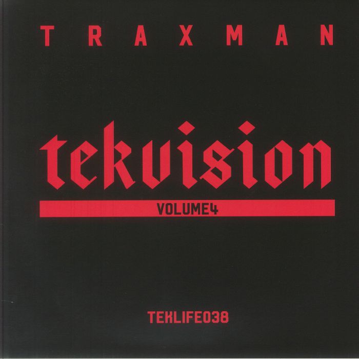 Traxman – Tekvision Volume 4 vinyl cover
