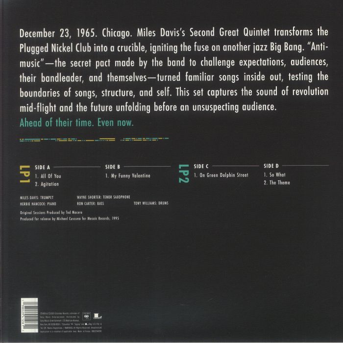 Miles DAVIS Live At The Plugged Nickel December 23 1965