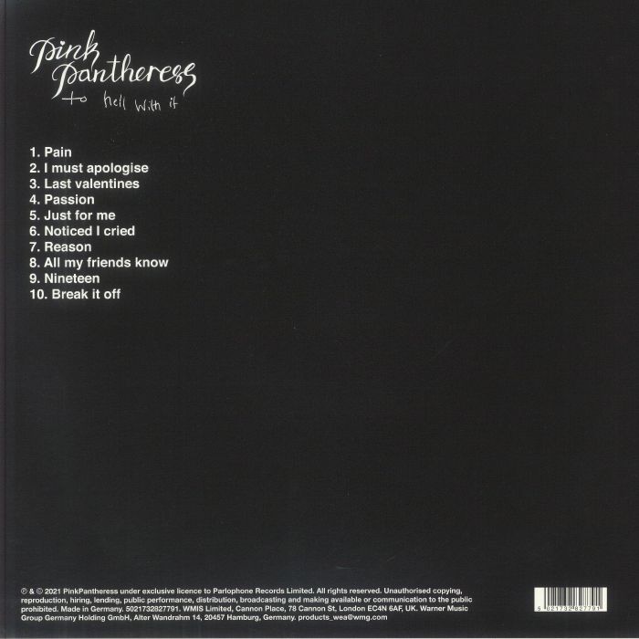 PINKPANTHERESS To Hell With It Vinyl at Juno Records.