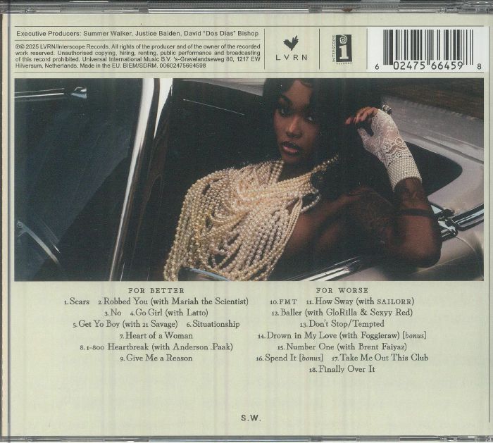 Summer WALKER - Finally Over It CD at Juno Records.