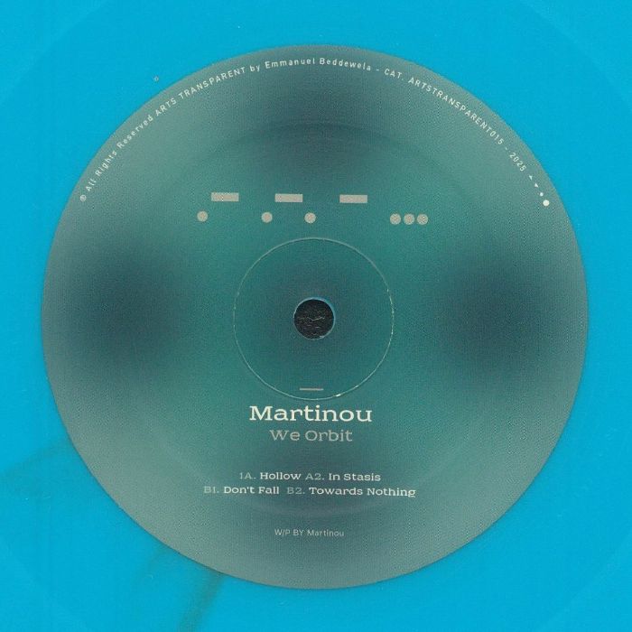 Martinou – We Orbit EP vinyl cover