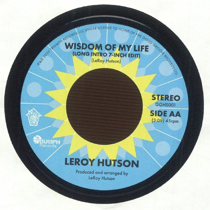Leroy HUTSON - Wisdom Of My Life レコード at Juno Records.