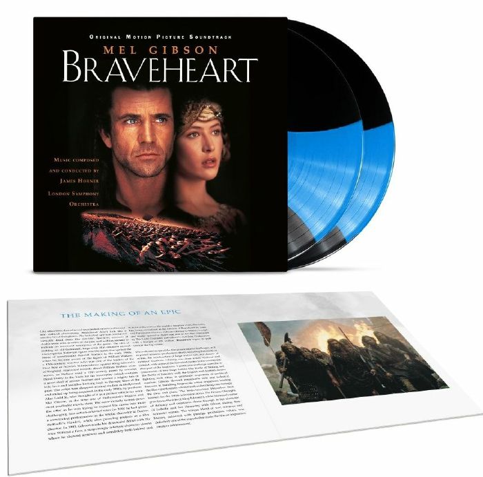 James Horner | London Symphony Orchestra – Braveheart (Soundtrack) (30th Anniversary Edition) vinyl cover