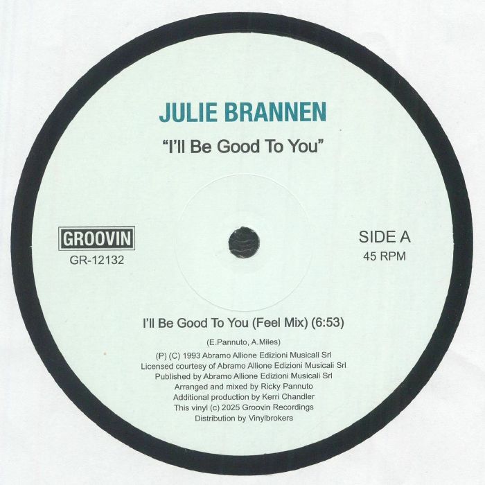 Julie Brannen – I'll Be Good To You vinyl cover
