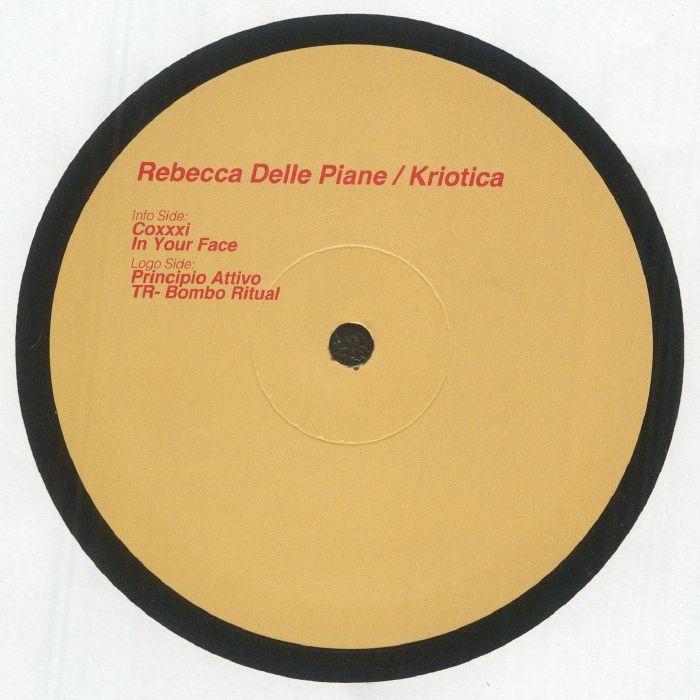 Rebecca Delle Piane – Kriotica vinyl cover