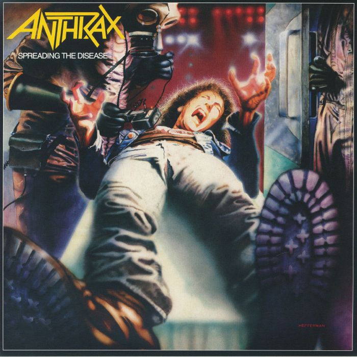 Anthrax – Spreading The Disease vinyl cover