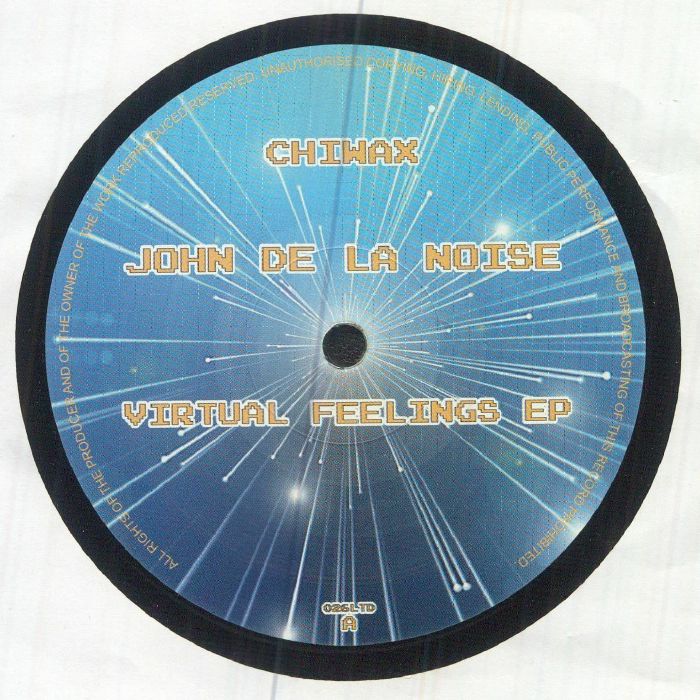 John De La Noise – Virtual Feelings EP vinyl cover