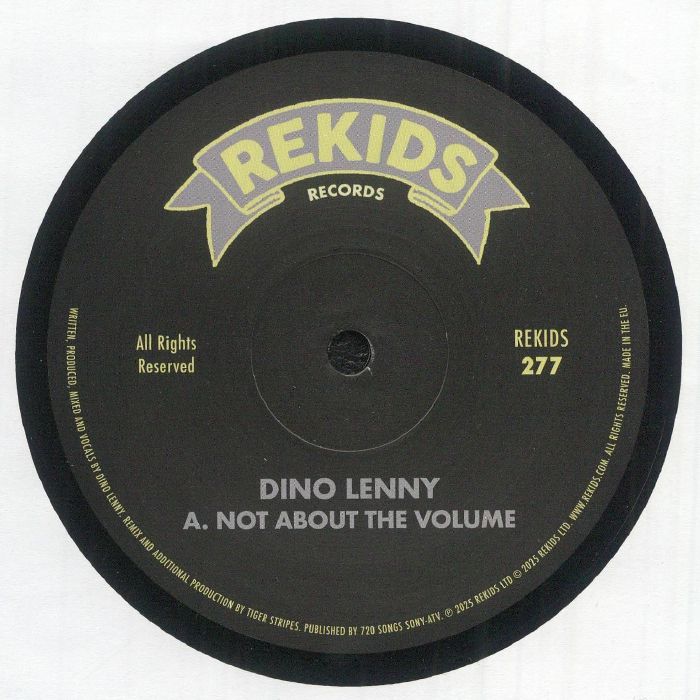 Dino Lenny – Not About The Volume vinyl cover