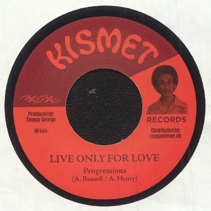 Progressions | Freddie Mckay – Live Only For Love vinyl cover
