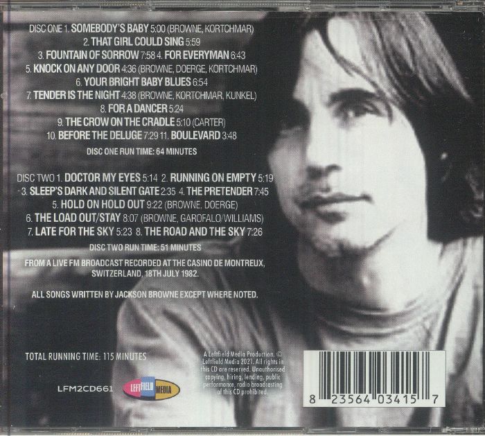 Jackson BROWNE - Montreux Jazz 1982 CD at Juno Records.