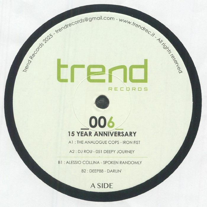 The Analogue Cops | DJ Rou | Alessio Collina | Deep88 – 15 Year Anniversary vinyl cover