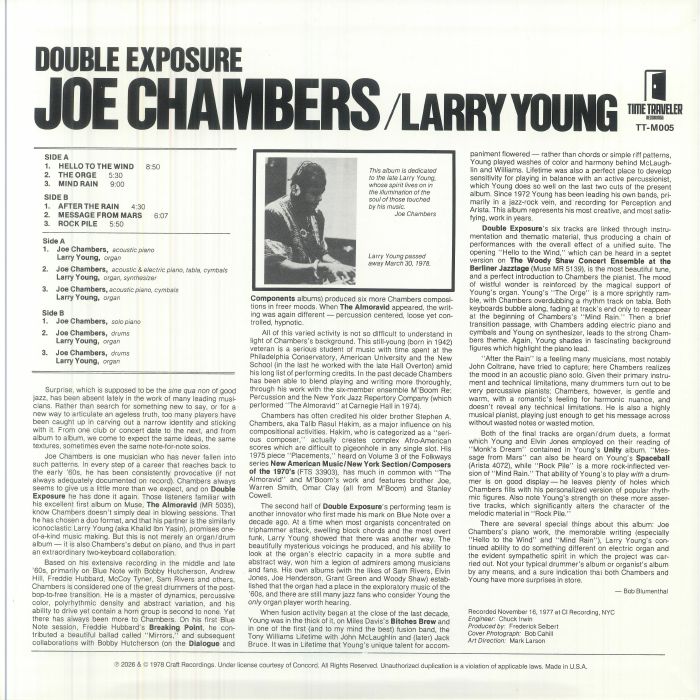 洋楽 JOE CHAMBERS / DOUBLE EXPOSURE US.org Joe Chambers - 'Double Exposure' (1978, 2026 Reissue) - Something