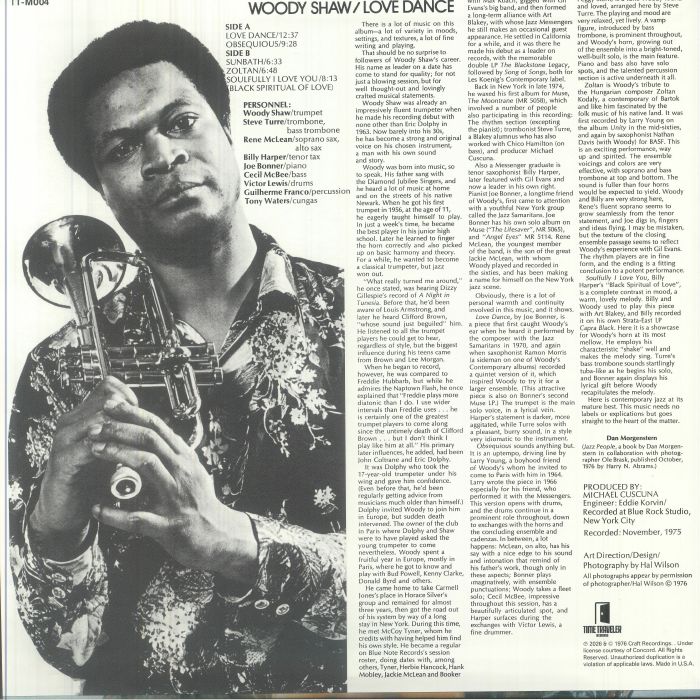 Woody SHAW - Love Dance (remastered) Vinyl at Juno Records.