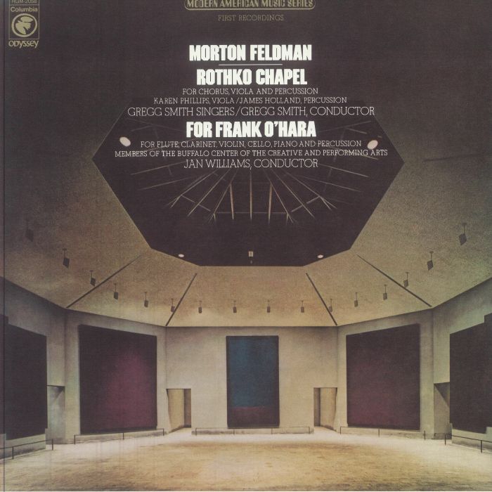 Morton Feldman – Rothko Chapel / For Frank O'Hara (50th Anniversary Edition) vinyl cover