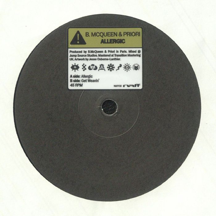 B Mcqueen | Priori – Allergic vinyl cover