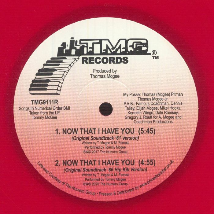Tommy McGEE - Now That I Have You (reissue) Vinyl at Juno Records.