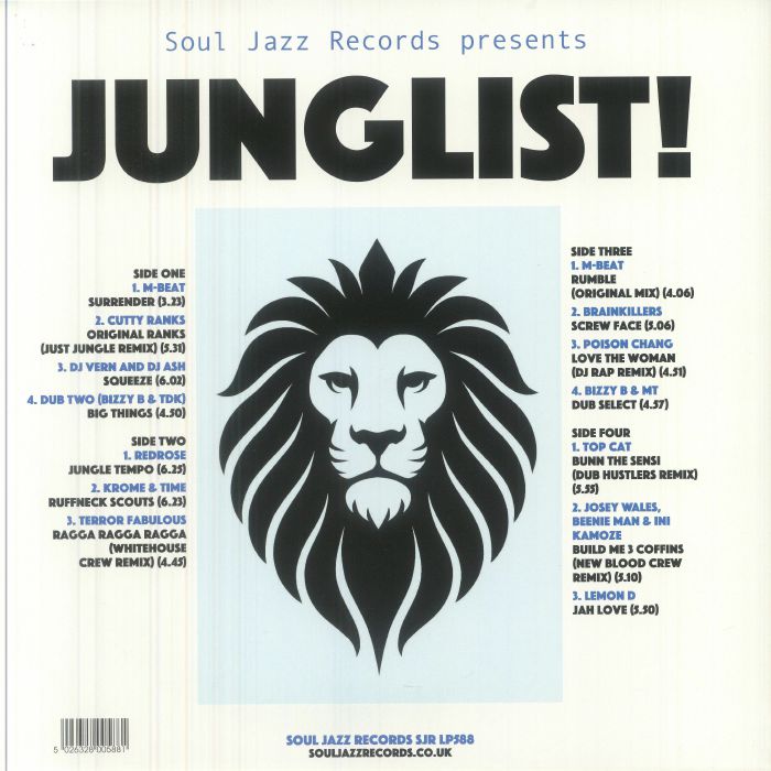 VARIOUS - Junglist!: Old Skool Ragga D&B Jungle 1993-95 Vinyl at