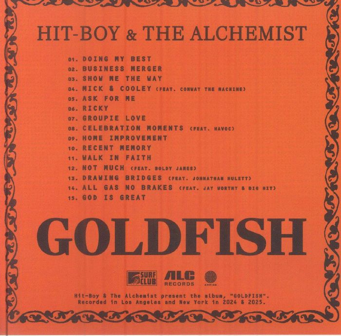 HIT BOY/THE ALCHEMIST - Goldfish CD at Juno Records.