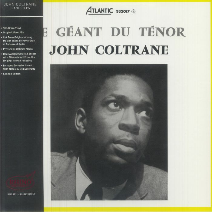 John Coltrane – Giant Steps (mono) (Rhino High Fidelity Edition) vinyl cover