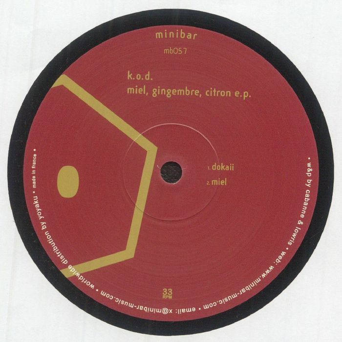Kod – Miel Gingembre Citron EP vinyl cover
