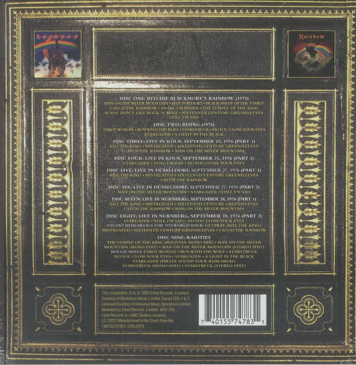 RAINBOW - The Temple Of The King: Rainbow 1975-1976 (Deluxe