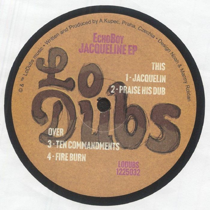 Echoboy – Jacqueline EP vinyl cover